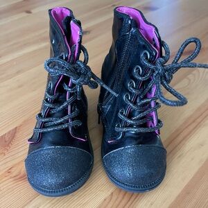 Sparkly Leather Boots